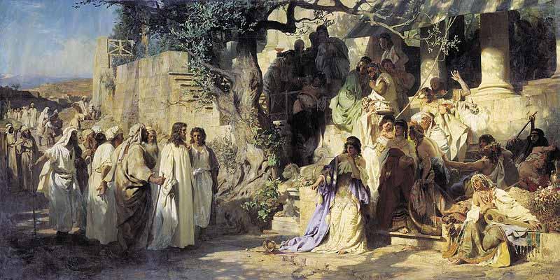 Henryk Siemiradzki Christ and Sinner, oil painting image